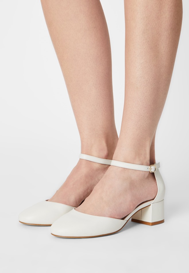 Talons Classiques Gabor | Blanc Cassé Exclusif